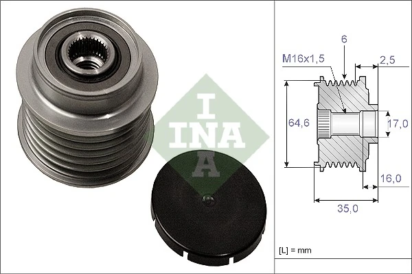 Alternator Freewheel Clutch